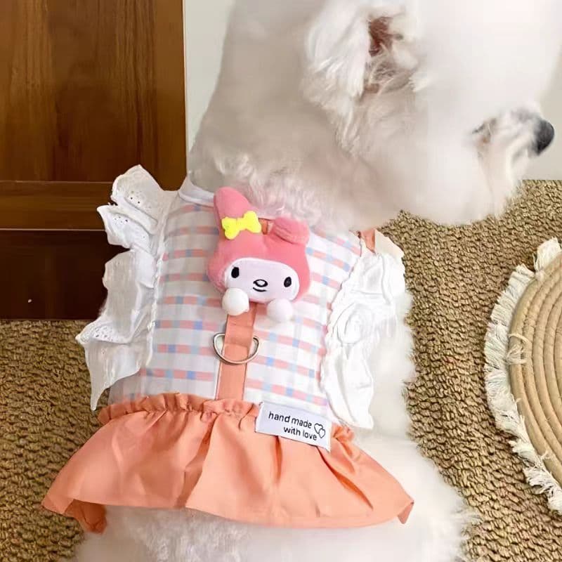 犬 ハーネス ふんわり姫フリルハーネス