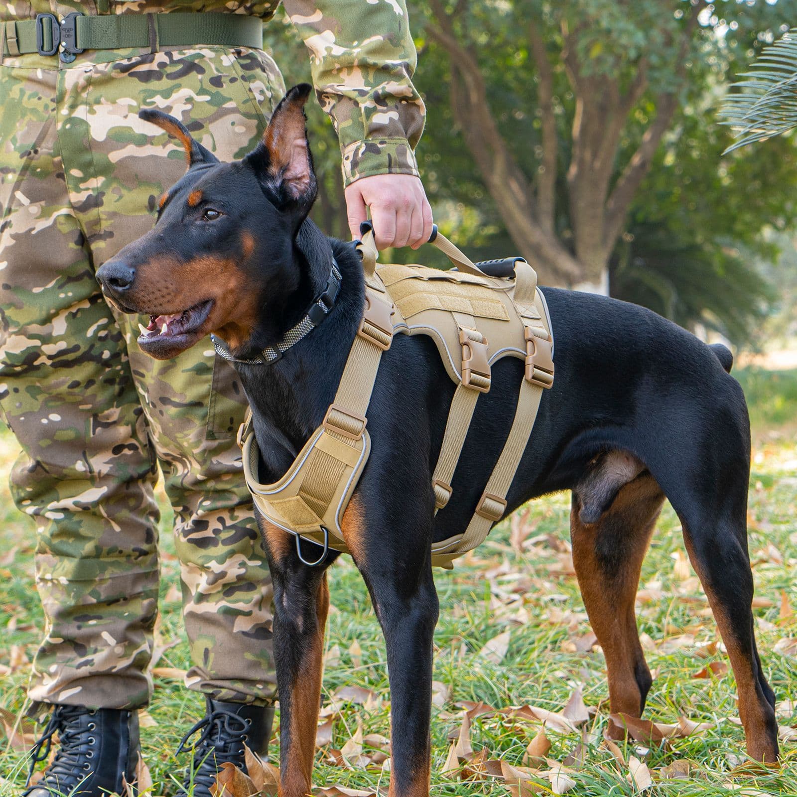 犬 ハーネス ミリタリー スタイル 軍用作戦ハーネス