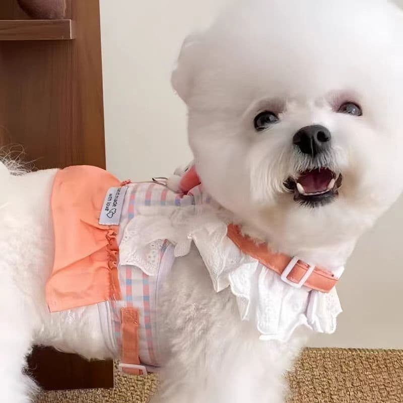 犬 ハーネス ふんわり姫フリルハーネス