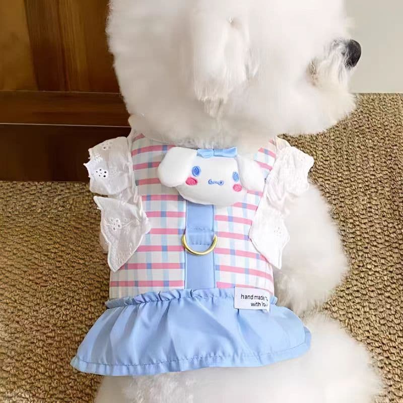 犬 ハーネス ふんわり姫フリルハーネス