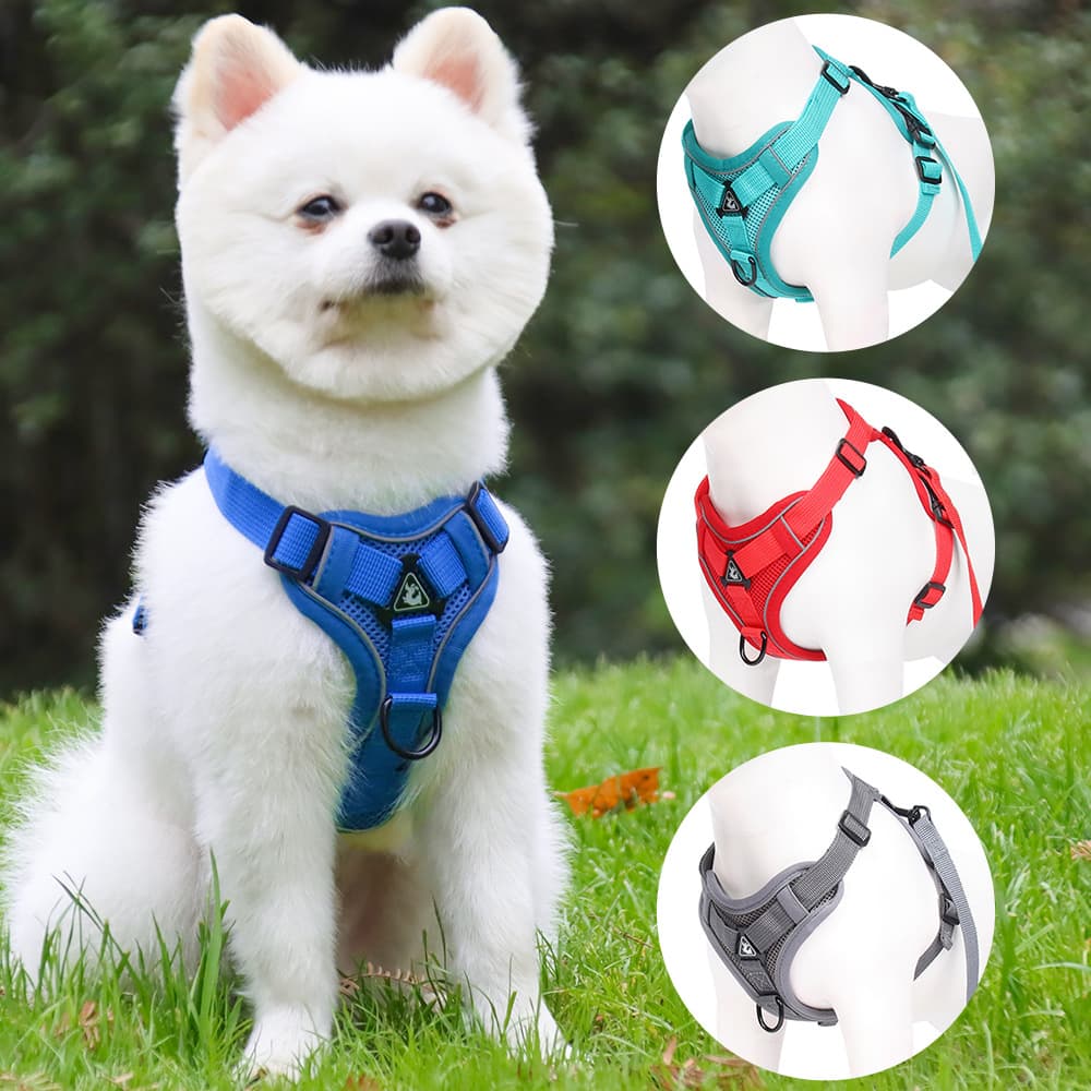 犬 ハーネス ふわもこペット用やさしいハーネス