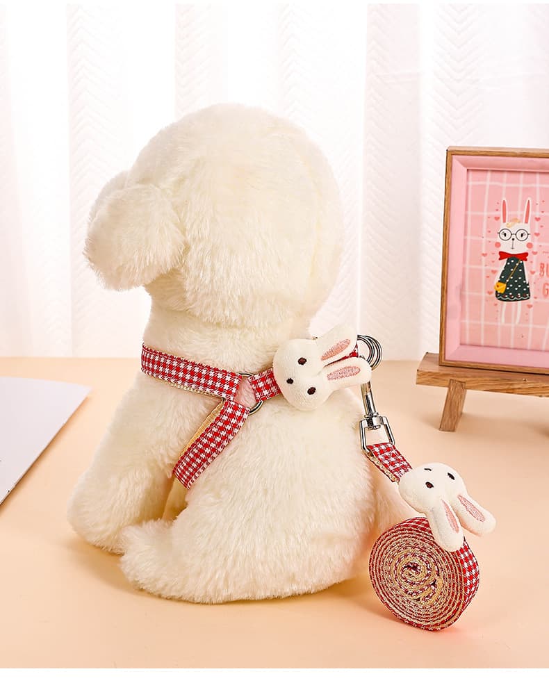 犬 ハーネス ほんわかうさぎのキュートハーネス