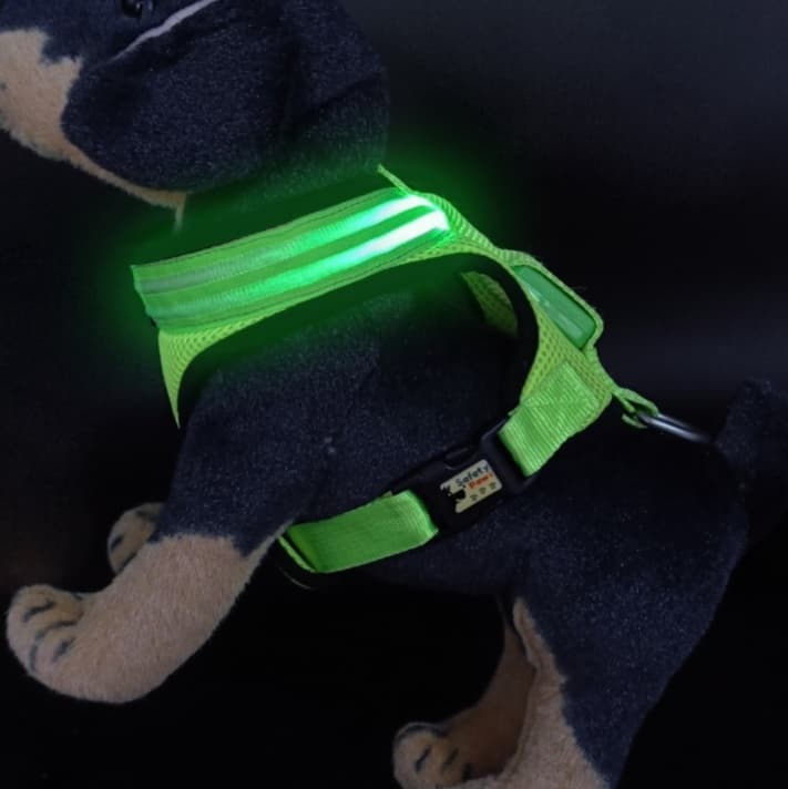 犬 ハーネス 光るペットベスト安全ハーネス